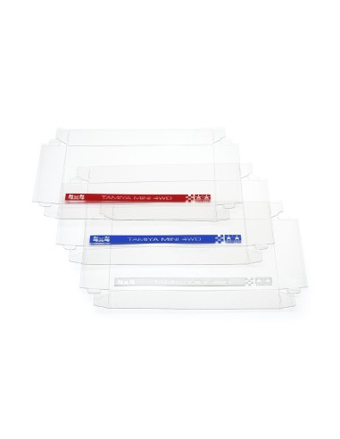 Basic M4WD Car Box Clear Covers (x3)