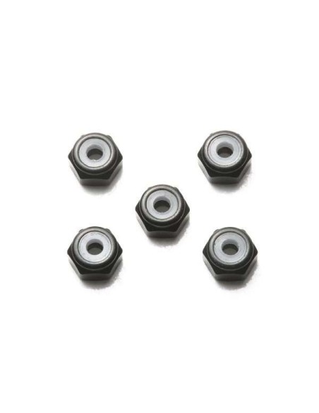 Dados autobloqueantes 2 mm Negros  (5)