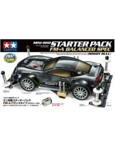 Tamiya Rowdy Bull Starter Pack 18710 | Mini 4WD