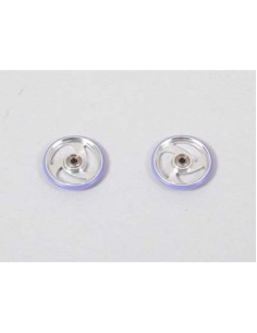Rollers aluminio con anillo plástico  azul 19MM