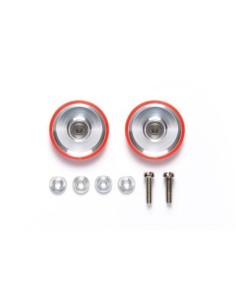 Rollers aluminio 17mm y plástico rojo