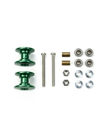Rollers verdes de aluminio