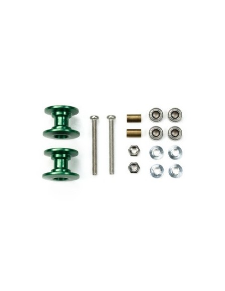 Rollers verdes de aluminio