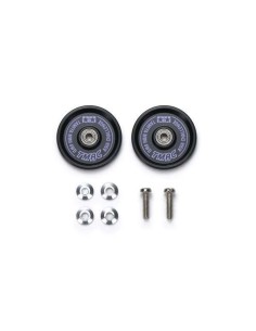 Rollers Aluminio. Sin anillo 19mm (Negro/violeta) TMAC